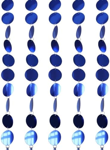 Queenbox 39 4in 5pcs Glitter Sequin Curtain Divider for Room and Wedding Backdrop