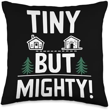 Rolling Tiny House Throw Pillow Decor