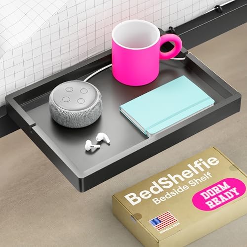 Smallish BedShelfie Bedside Shelf for Bunk Bed Top Bunk