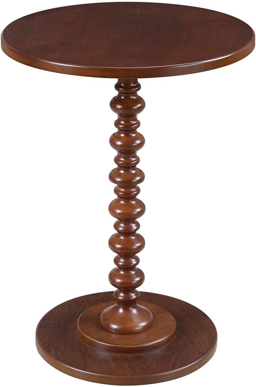 Palm Beach Spindle End Table 1775 Traditional Round Living Room