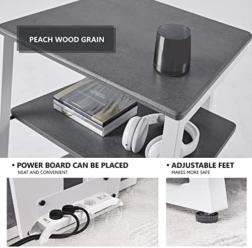 Modern 4-Tier Adjustable Media Stand for Xbox One PS4 Grey
