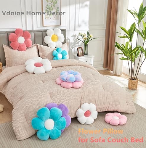 Flower Shaped Throw Pillow - Daisy Design 157In Cute Decor