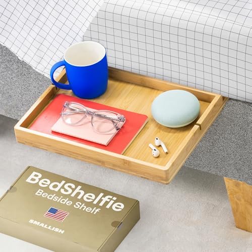 BedShelfie Floating Bedside Shelf for Bunk Beds and Dorm Rooms