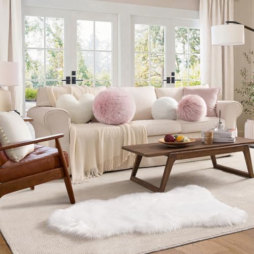 Ashler Plush Round Pillows with Handle