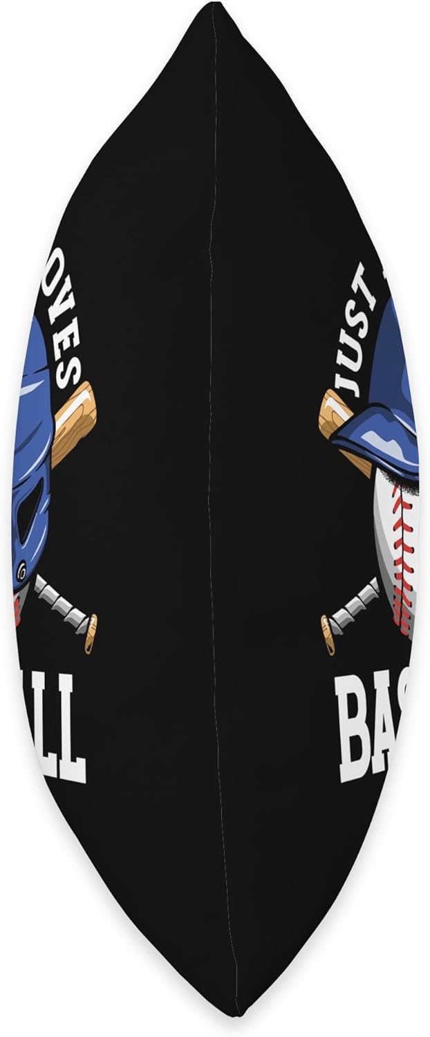 Baseball Catcher Pitcher Throw Pillow for Boys