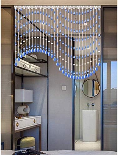 OKUOKA 31 Strands Crystal Beaded Door Curtain for Room Dividers