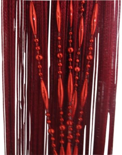 Tangpan Dew Drop Beaded Door Curtain Divider Wine