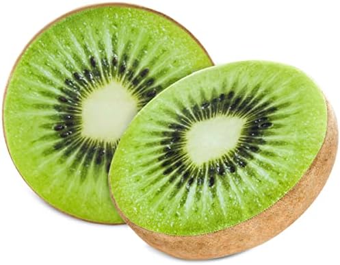 HYSEAS 14 Inch Round Throw Pillow Kiwi 3D Print Design 2 Pack