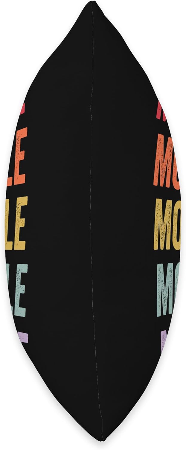 Mobile Throw Pillow with Repeating Mobile Design