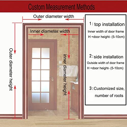 Natural Wood Beaded Curtains for Doorway and Room Divider
