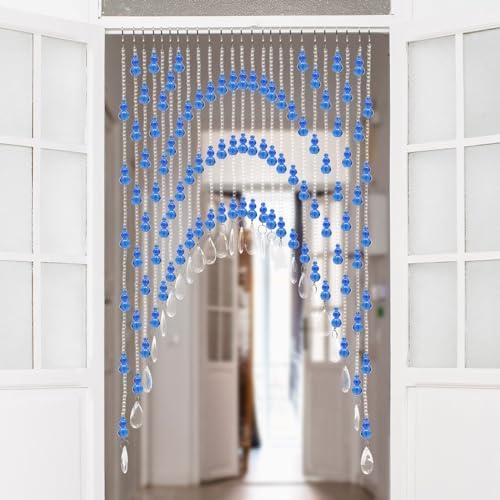 25 Strings Beaded Curtain for Doorway Privacy Decor