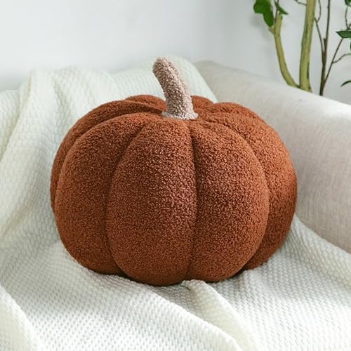 Halloween Pumpkin Shaped Throw Pillow for Home Couch