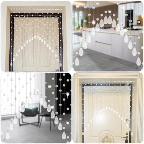 20 Strings Crystal Beaded Curtain for Door and Window