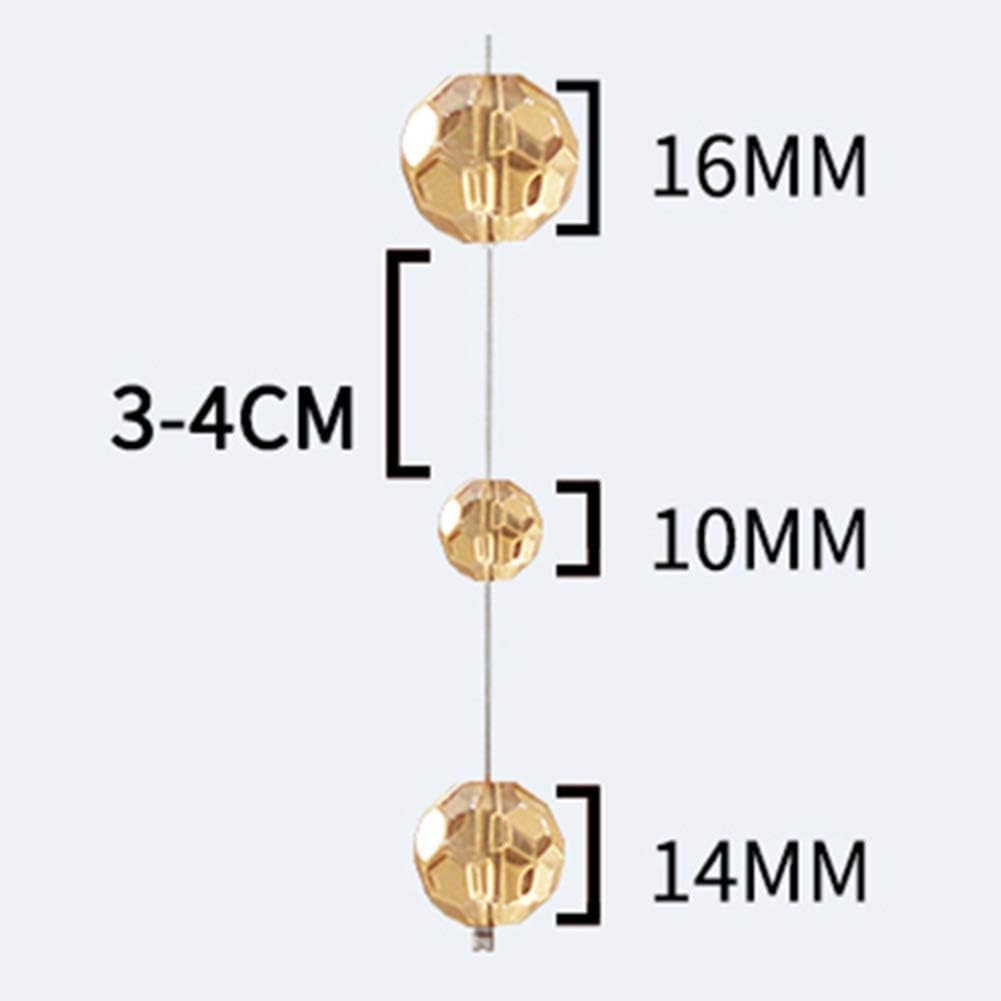 Crystal Beaded Door Curtain with 20 Strands - 3 Colors 70x150cm