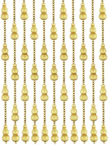 OKUOKA 31 Strands Wooden Beaded Curtain for Doorways