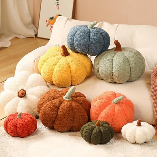 Halloween Pumpkin Shaped Throw Pillow for Home Couch