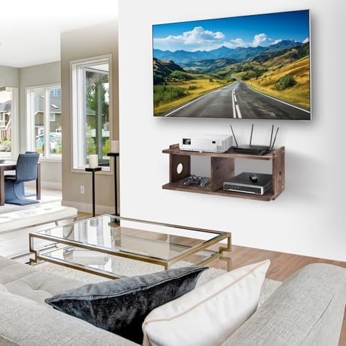Floating Shelf for TV and Media Equipment