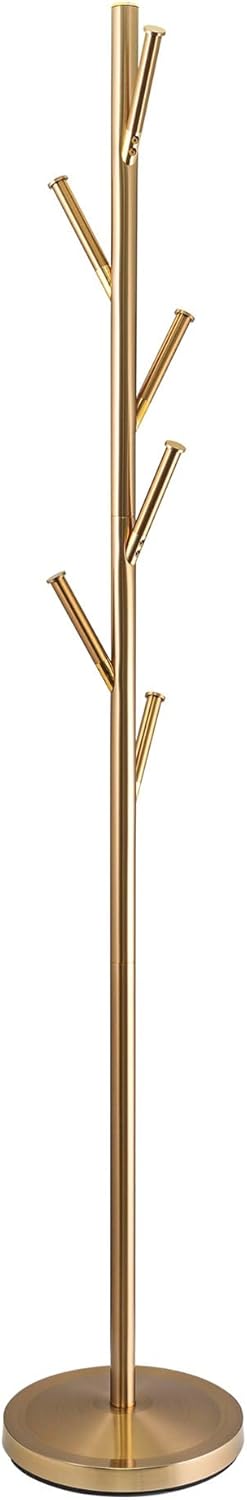 Kira Home Addison 68 Inch Modern 6 Hook Coat Rack