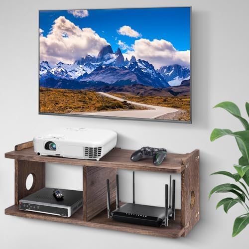 Floating Shelf for TV and Media Equipment