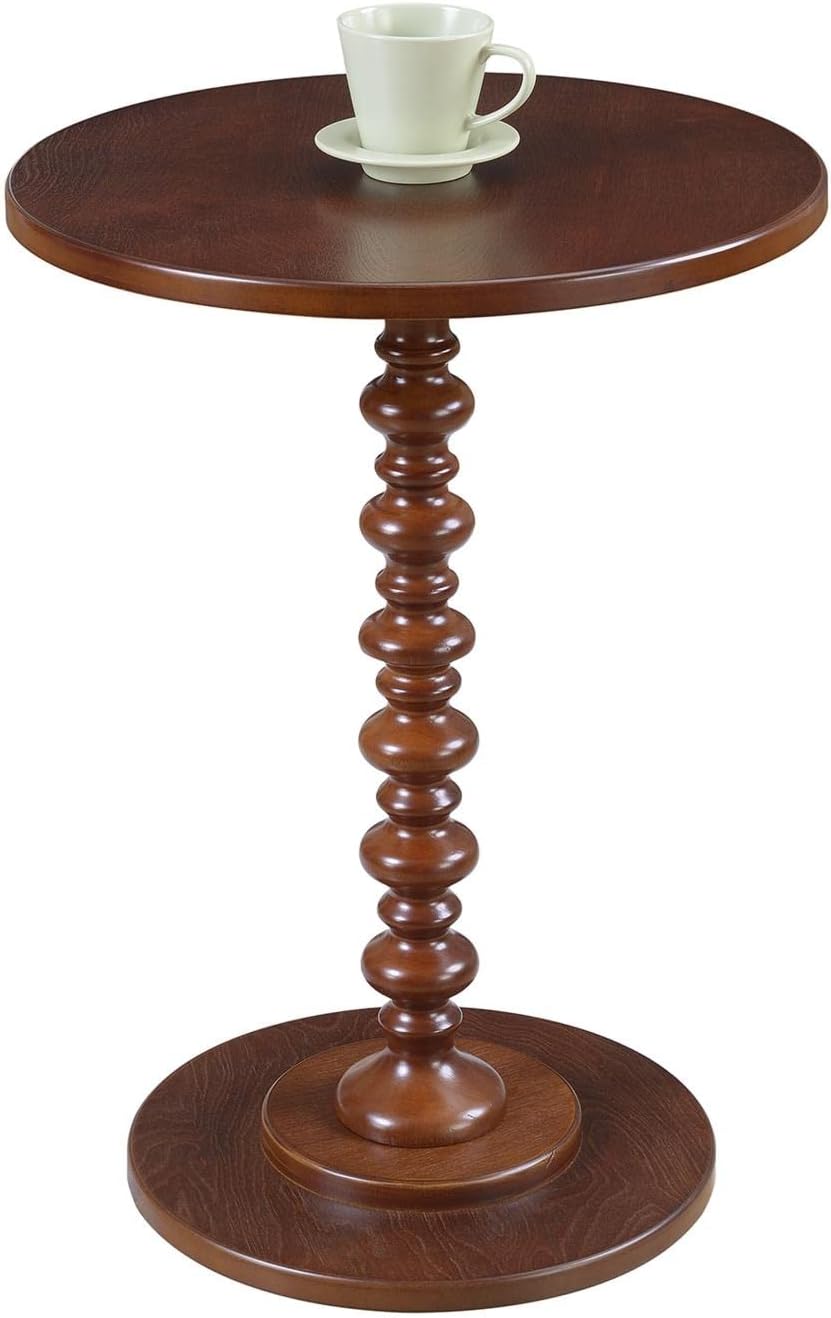 Palm Beach Spindle End Table 1775 Traditional Round Living Room