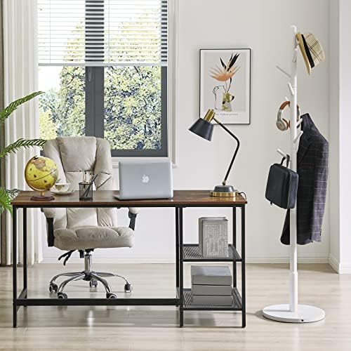 IBUYKE Coat Rack Stand with 8 Hooks and Solid Base