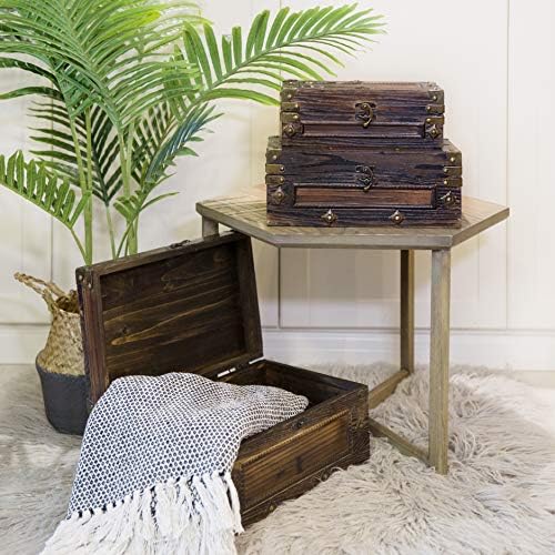 Soul Lane Branson Wooden Storage Trunks Set of 3