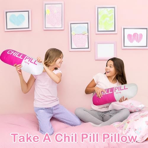 Chill Pill Pillow for Stress Relief and Style