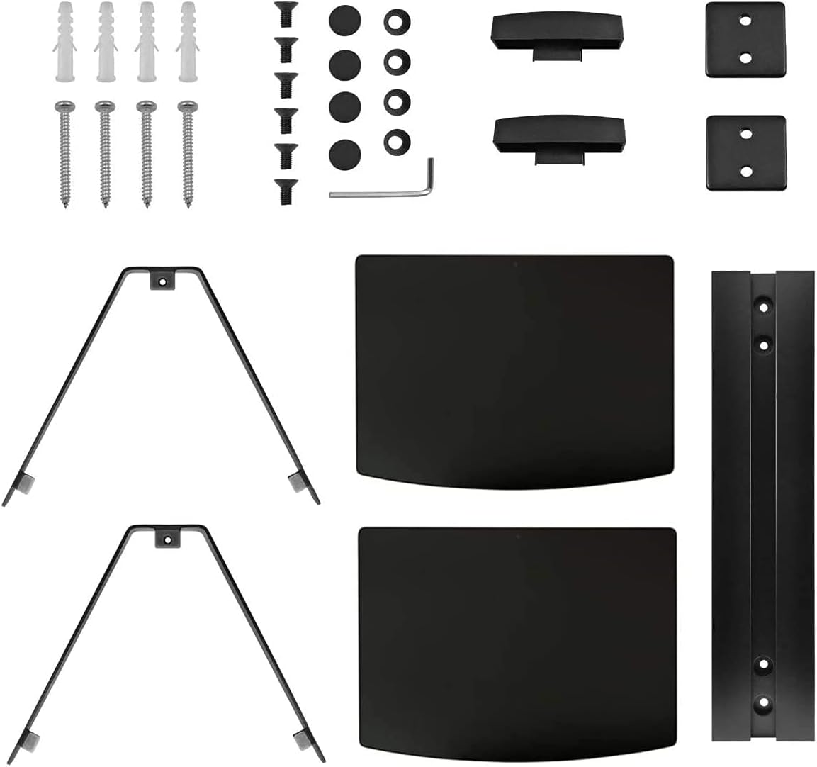 Suptek Speaker Mount with 2 Shelves Black CS202