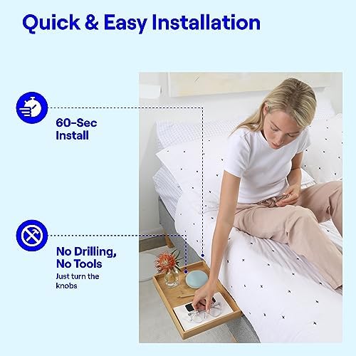BedShelfie Floating Bedside Shelf for Bunk Beds and Dorm Rooms
