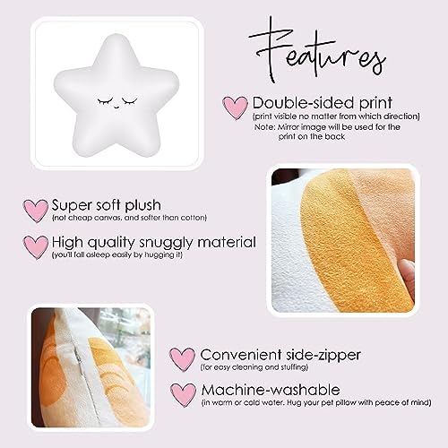 Star Shaped Throw Pillows 24 Inch Decor