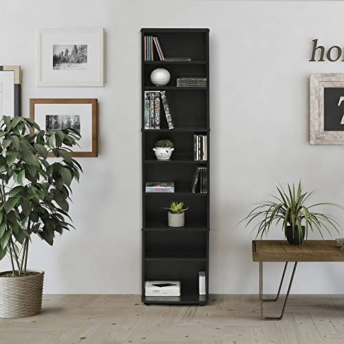 Furinno Jaya Space Saving Storage Tower Espresso