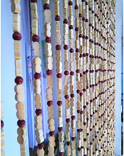 31 35 Strands Wooden Beaded Door Curtain