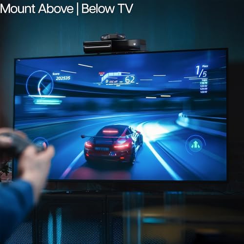VIVO Floating Wall Mount Tempered Glass Shelf Black
