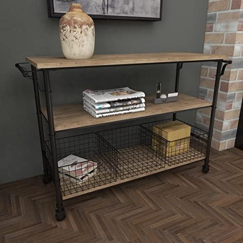 Deco 79 Industrial Storage Unit with Shelves and Drawers