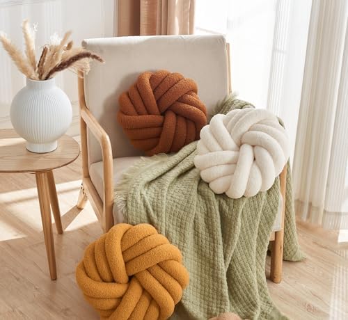 Modern Yellow Ball Shaped Throw Pillow - 118 Inches