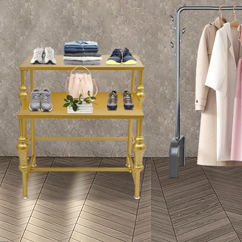Nesting Tables Display Rack for Clothing Shoes Handbags