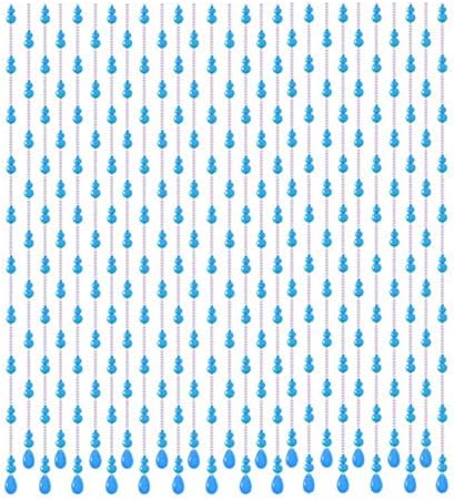 30 Strands Crystal Beaded Door Curtain for Room Divider 4 Colors