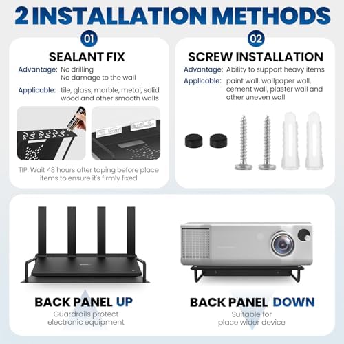 Floating Shelf For Projector And Electronics