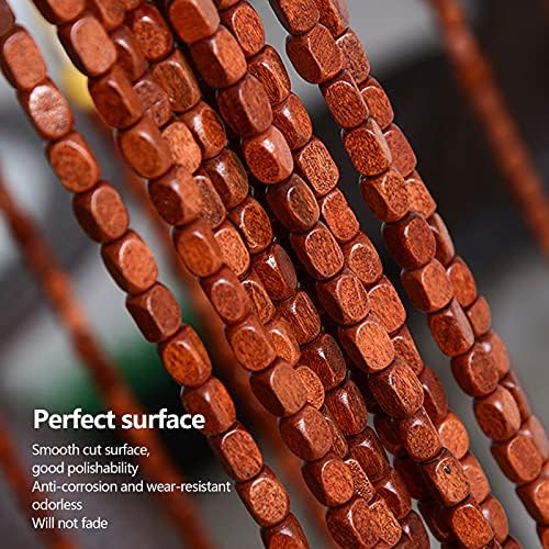 TFCFL Natural Wood Beaded Curtain Room Divider