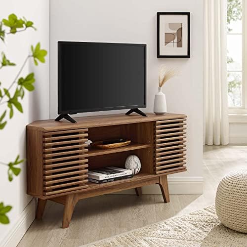 Modway Render Low Profile Corner TV Stand 15x46x23