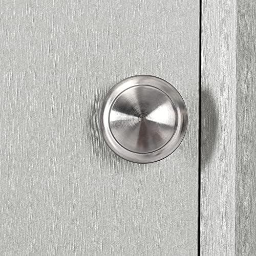 Bellemave Tall Corner Cabinet with 2 Shelves and 2 Tiers Freestanding Storage Cabinet Grey