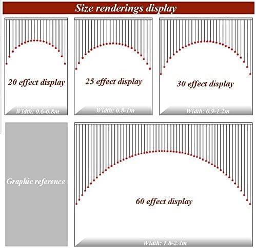 ZHANGQINGXIU Crystal Beaded Curtain for Home Decor and Parties