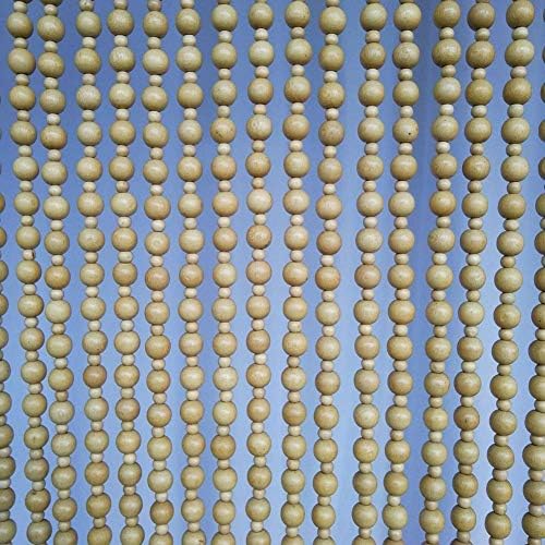 31 Strands Wood Beaded Curtain for Doorways