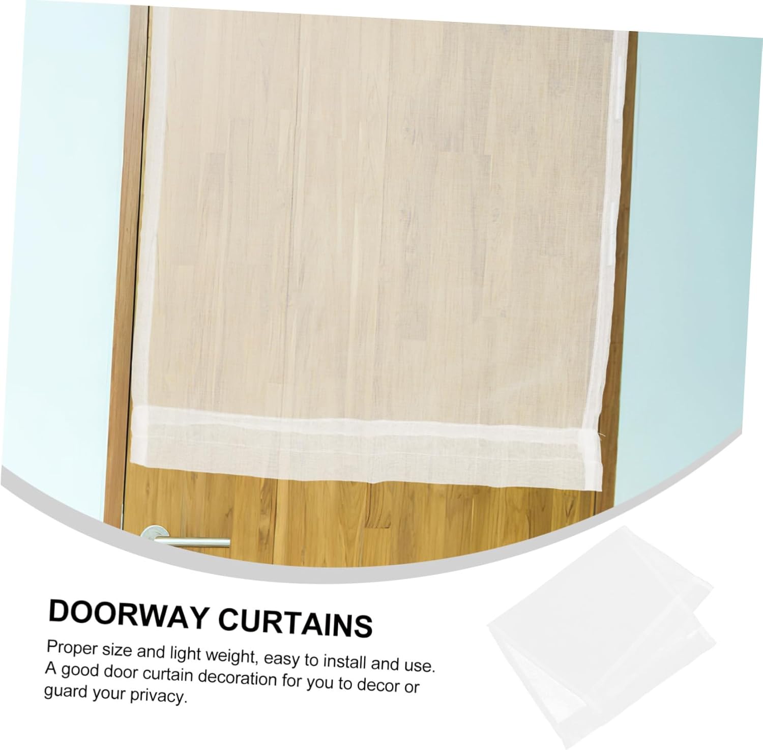 Unomor Elegant Gauze Door Curtain Room Divider