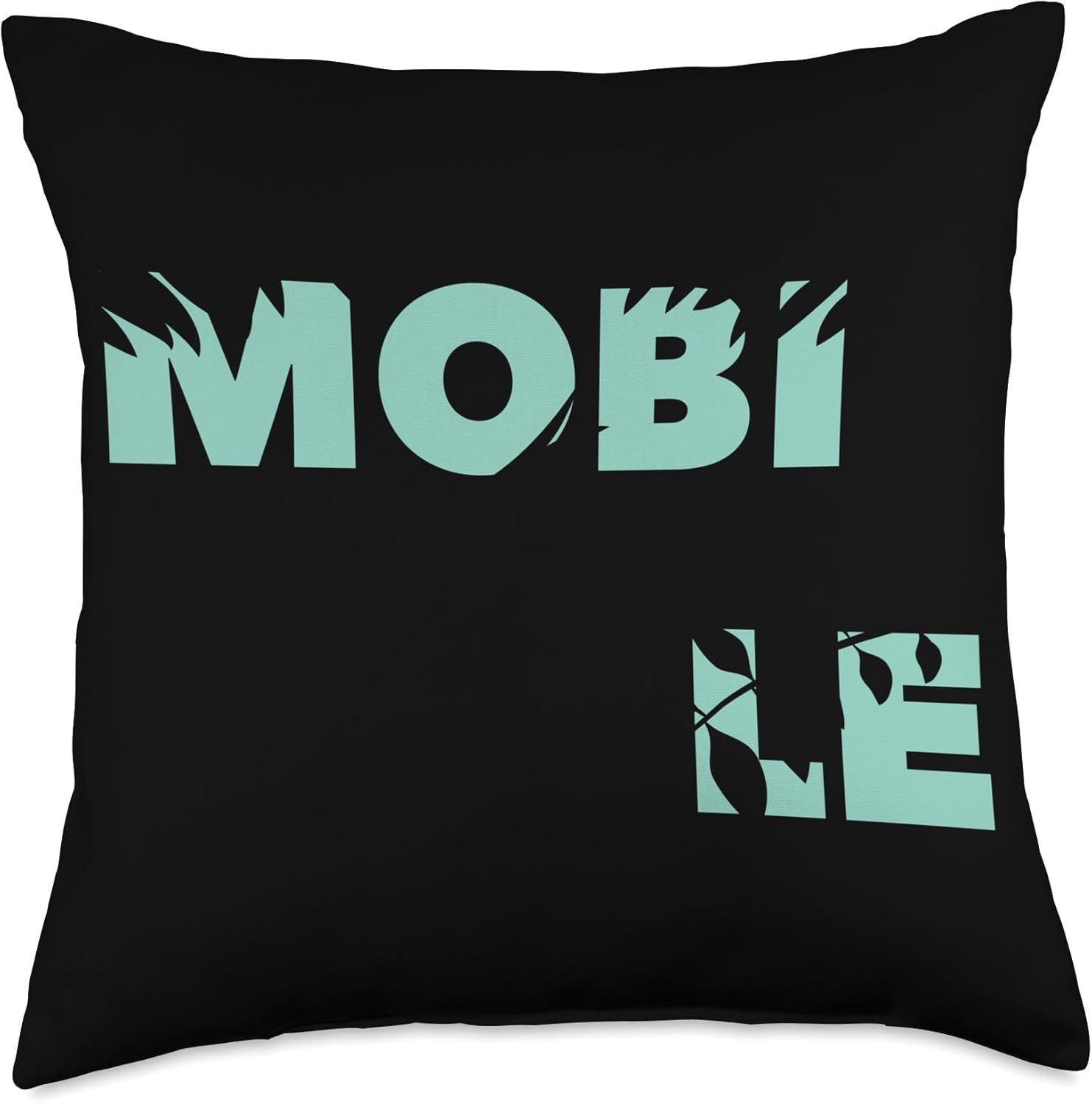 Floral Summer Mobile Throw Pillow For Men Women