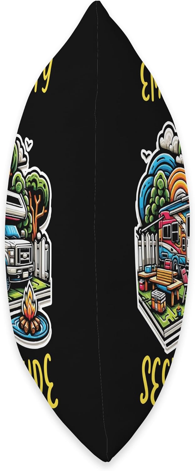 Mobile Home Throw Pillow for Motorhome and Trailer Parks 1
