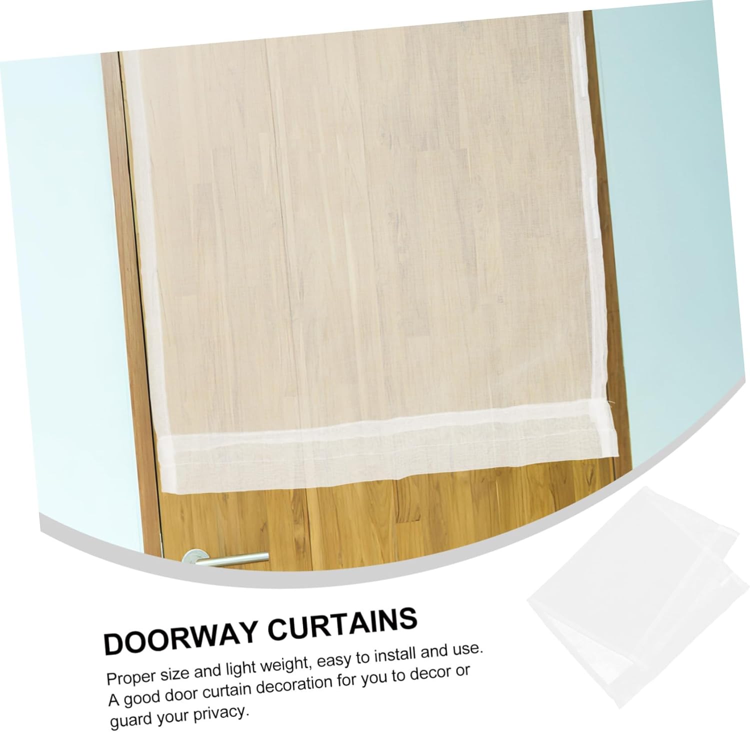Ciieeo Doorway Gauze Curtain for Home Partition