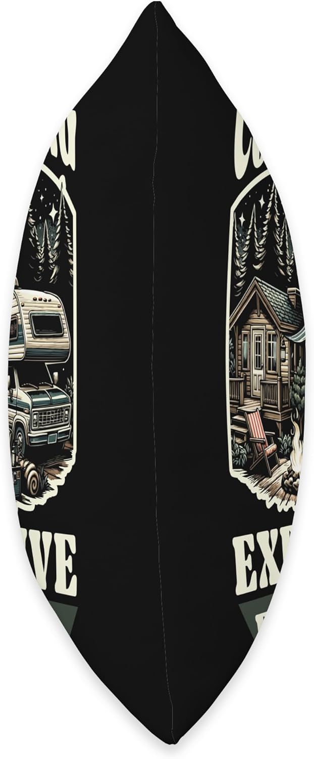 Mobile Home Throw Pillow for Motorhome and Trailer Park 1