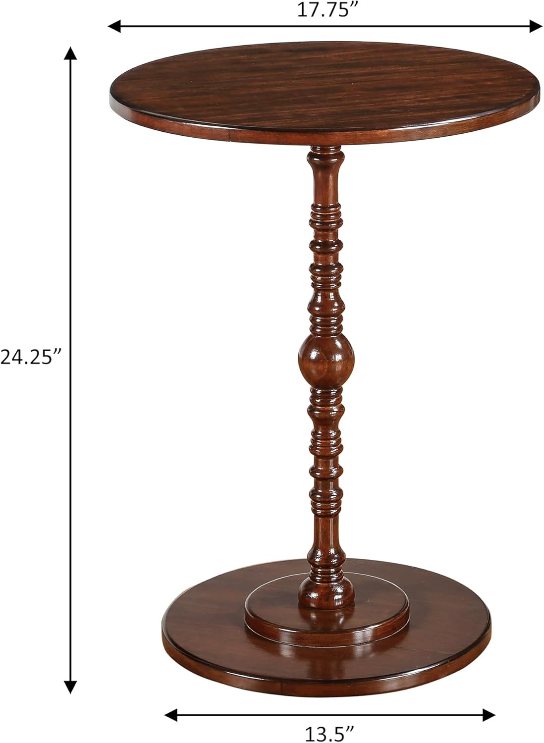 Classic Accents Sanibel Beach Spindle End Table 1775 Traditional