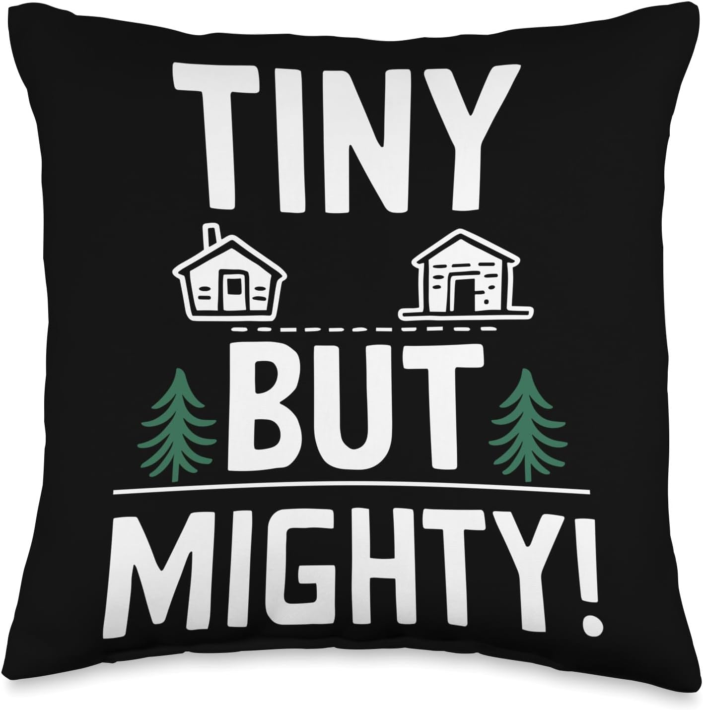 Rolling Tiny House Throw Pillow Decor